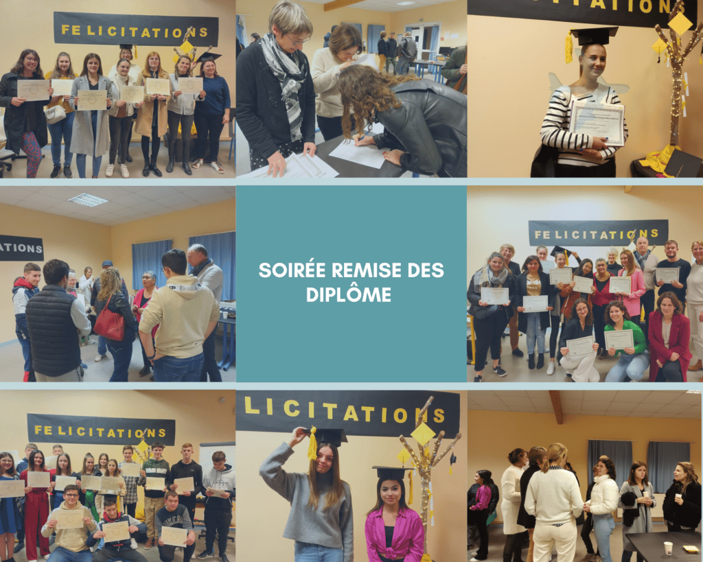 Remise des diplômes sur le site de Blain