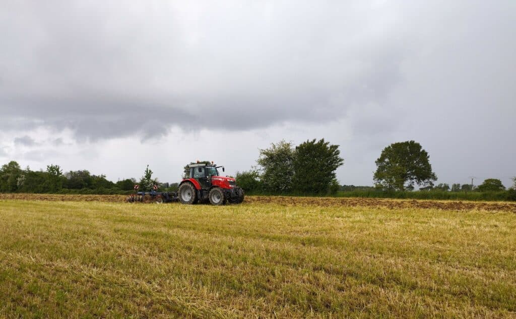 tracteur à faucher