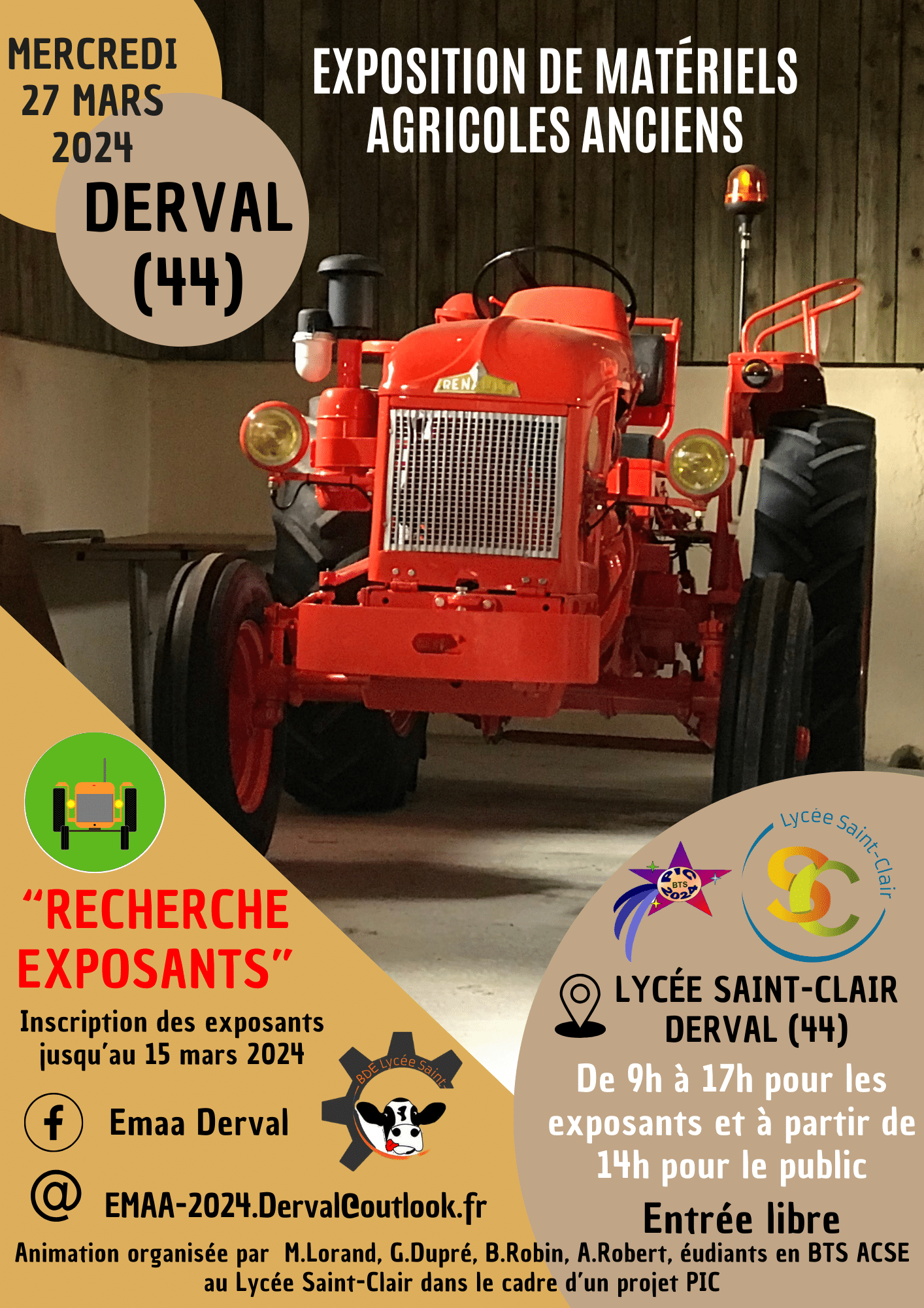 Lire la suite à propos de l’article Exposition de tracteurs anciens