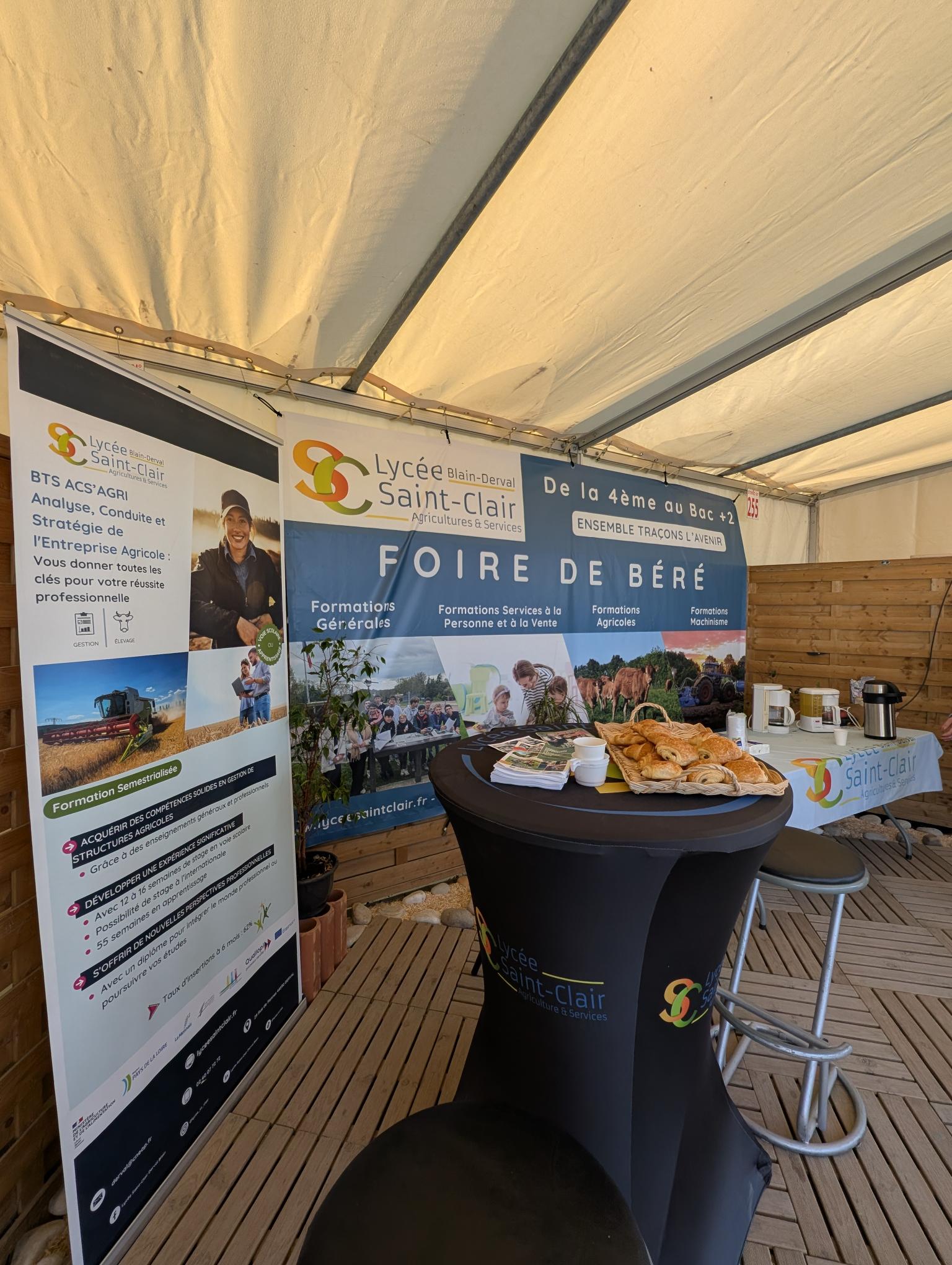 Lire la suite à propos de l’article Foire de Béré 2026 : les élèves du Lycée Saint-Clair brillent